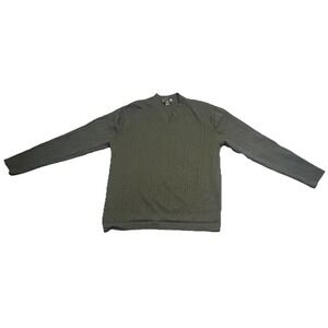 Banana Republic Sweater Mens Large Extra Fine Italian Merino Green